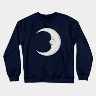 Lady on the Moon Crewneck Sweatshirt